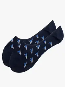 Soxytoes Men Patterned Cotton Shoe-Liners Socks