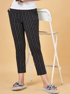 Dreamz by Pantaloons Women Striped Pure Cotton Lounge Pants
