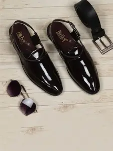 HikBi Men Leather Shoe Style Sandals