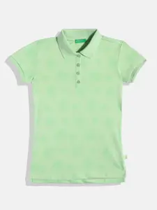 United Colors of Benetton Girls Polo Collar T-shirt