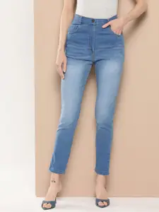 Chemistry Women Skinny Fit High-Rise Light Fade Stretchable Jeans