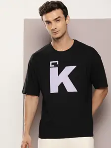 Kook N Keech Men Typography Printed Oversized T-shirt