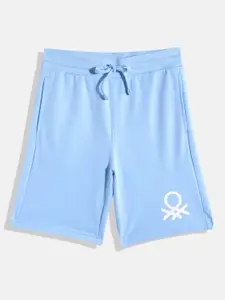 United Colors of Benetton Boys Shorts with Logo Print