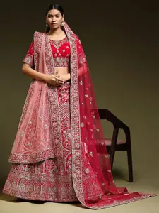 Phenav Embroidered Ready to Wear Lehenga & Blouse With Dupatta