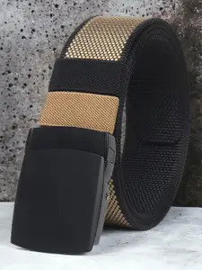 ZORO Men Textured Canvas Reversible Belt