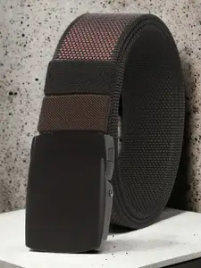 ZORO Men Textured Canvas Reversible Belt