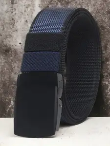 ZORO Men Textured Canvas Reversible Belt