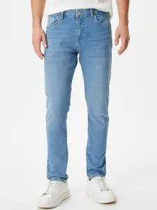 Koton Men Mid Rise Light Fade Clean Look Stretchable Jeans