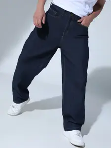 hubberholme Men 90's Relaxed Straight Fit Stretchable Jeans