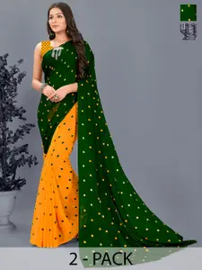 ANAND SAREES Warli Poly Georgette Saree