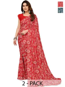 ANAND SAREES Warli Poly Georgette Saree
