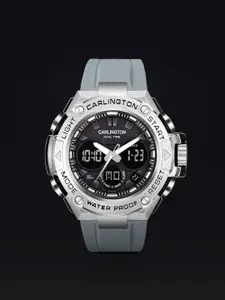 CARLINGTON Men Analogue Chronograph Watch Endurance 9107 Grey
