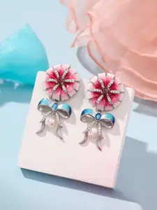 Kicky And Perky Floral Drop Earrings
