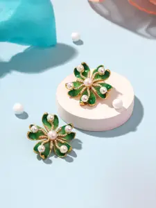 Kicky And Perky Floral Studs Earrings