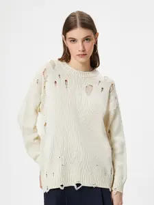 Koton Open Knit Long Sleeves Pullover Sweater