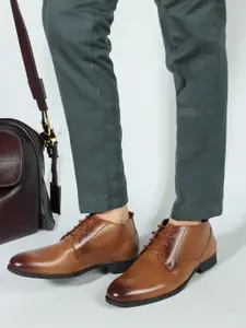 Carlton London Men Leather Formal Derbys