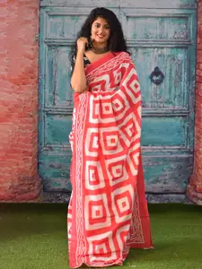 JALTHER Pure Cotton Printed Saree