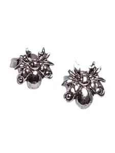 Abhooshan Girls 92.5 Sterling Silver Contemporary Stud Earrings