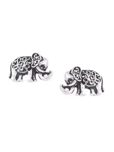 Abhooshan 92.5 Sterling Silver Contemporary Studs Earrings
