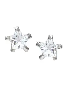 Abhooshan 925 Sterling Silver Contemporary Studs Earrings