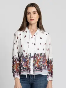 SHAYE Smart Floral Printed Casual Shirt