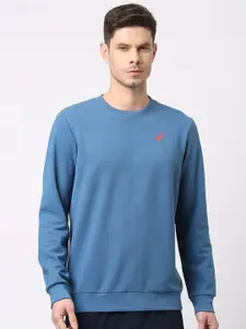 ASICS One Point Round Neck Pullover Sweatshirt