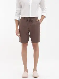 RARE RABBIT Men Pinto-1 Knee Length Mid Rise Cotton Shorts