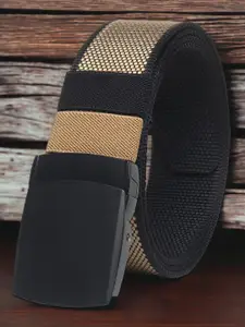 ZORO Men Textured Canvas Reversible Belt