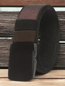 ZORO Men Textured Canvas Reversible Belt