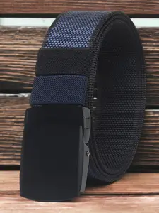 ZORO Men Textured Canvas Reversible Belt