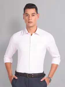 AD By Arvind Micro Checked Twill Formal Shirt