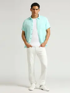Pepe Jeans Spread Collar Pure Linen Casual Shirt