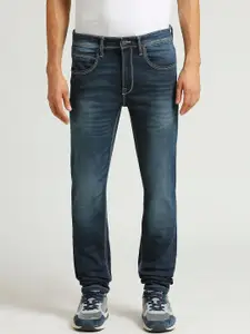 Pepe Jeans Men Tapered Fit Low-Rise Light Fade Stretchable Jeans