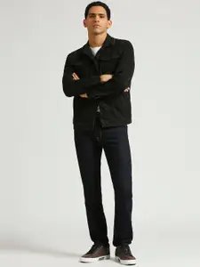 Pepe Jeans Men Slim Fit Clean Look Mid-Rise Stretchable Jeans
