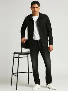 Pepe Jeans Men Tapered Fit Low-Rise Light Fade Clean Look Stretchable Jeans