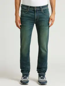 Pepe Jeans Men Tapered Fit Low-Rise Clean Look Light Fade Stretchable Jeans