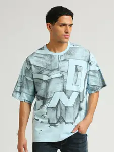 Pepe Jeans Printed Oversized Pure Cotton T-shirt