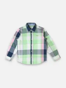Pepe Jeans Boys Checked Twill Pure Cotton Casual Shirt