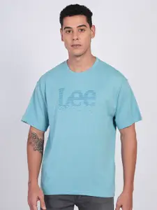 Lee Men Logo Crew Neck Oversize Fit Tshirt