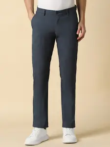 Allen Solly Men Slim Fit Textured Casual Trousers