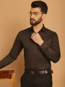 Indian Needle Classic Spread Collar Long Sleeves Regular Fit Formal Shirt