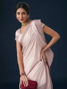 kasee Ethnic Motifs Embroidered Zari Saree