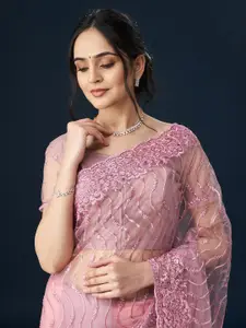 kasee Geometric Embroidered Sarees