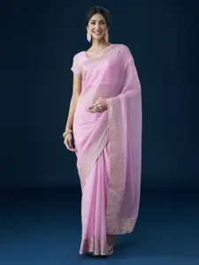 kasee Embroidered Bordered Saree