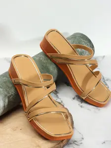 ICONICS Textured Block Sandals