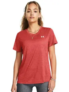 UNDER ARMOUR Brand Logo Printed Detail Fast-Drying Loose Fit Tech T-shirt