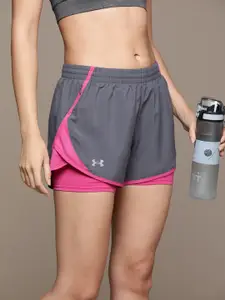UNDER ARMOUR Women Fly By 2 in 1 Running Shorts