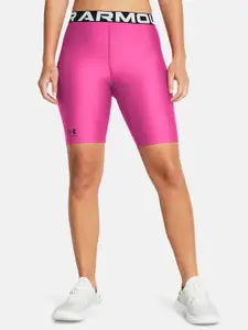UNDER ARMOUR Women Slim Fit Heatgear Authentics 8in Sports Shorts