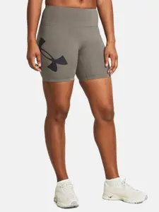 UNDER ARMOUR Women Printed Slim Fit Campus 7 in Sports Shorts
