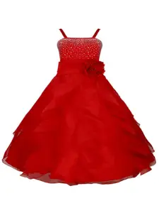 BAESD Embellished Satin Maxi Dress